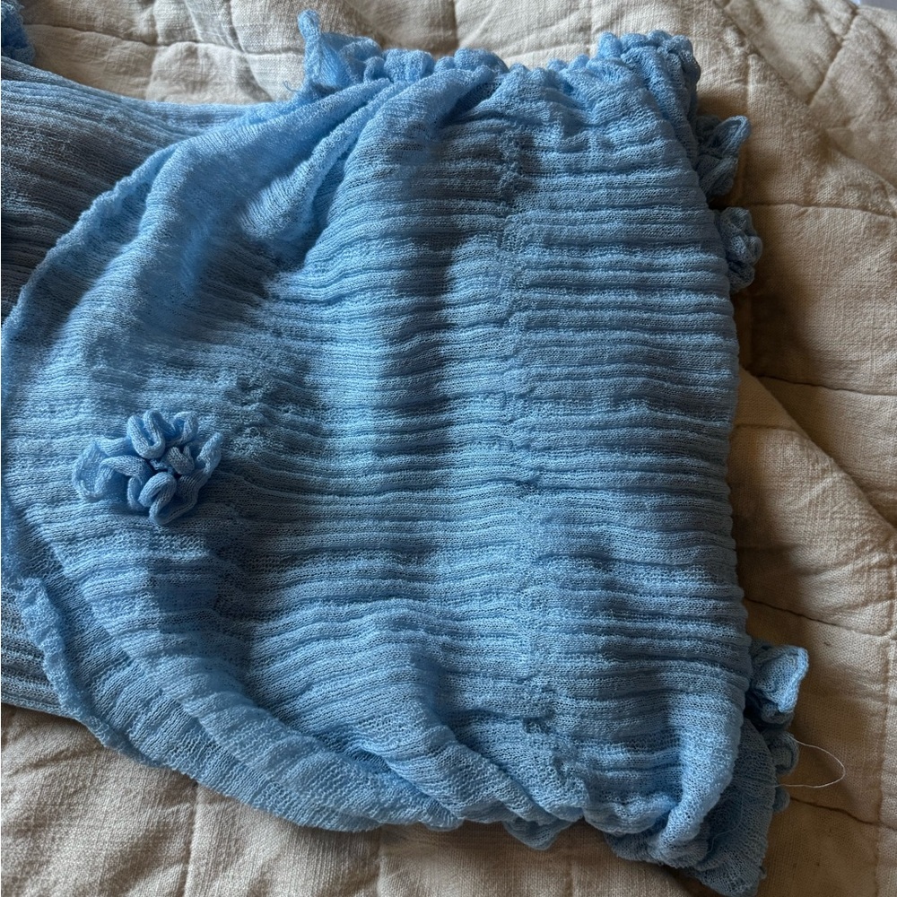 Meshki brynn dress in baby blue - Picture 4 of 9